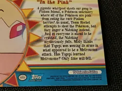 Pokemon Topps In the Pink OR5 Orange Islands Blue Label 2000 Pikachu - Image 3