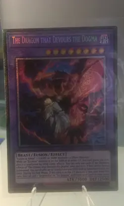 The Dragon that Devours the Dogma (Starlight Rare) CH01-EN041 The Chronicles LP - Image 2