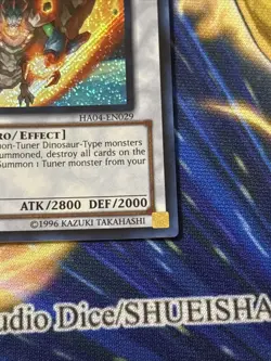 Jurrac Meteor Secret Rare HA04-EN029 Near Mint Yugioh 1st Ed - Image 5
