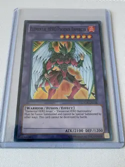 Yugioh Elemental HERO Phoenix Enforcer LCGX-EN138 Super Rare LP - Image 1