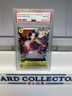 2026 ONE PIECE OP14-EB04 EN #112 BOA HANCOCK PSA 10 - Image 3