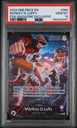 One Piece Boa Hancock, Monkey D Luffy & Shanks PSA Promo SEQUENTIAL PSA 10s - Image 3
