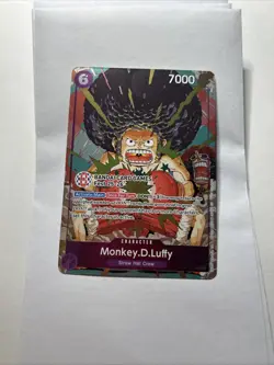 One Piece TCG Monkey.D.Luffy Bandai Card Games Fest 25-26 OP07-073 Promo Card - Image 1