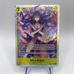 One Piece Card Game Nico Robin REG Art Foil SR Character Card EB03-055 - Image 1