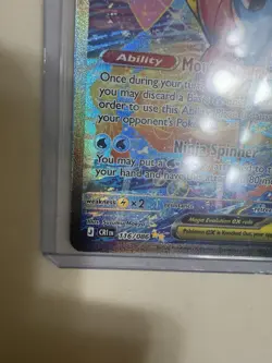 Pokemon Mega Greninja EX Full Art Holo 116/086 Water Type Card - Image 4