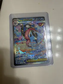Pokemon Mega Greninja EX Full Art Holo 116/086 Water Type Card - Image 5
