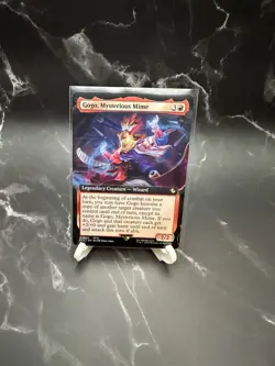 1x Extended Art Gogo, Mysterious Mime, MTG, Final Fantasy, Magic, 153 NM x1 - Image 1