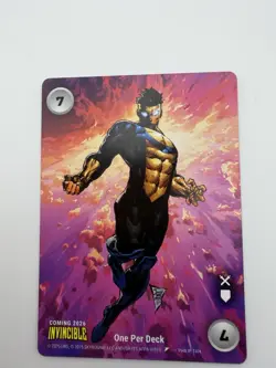 Invincible Power Card Promo-OverPower Card Game-Light Play - Image 1