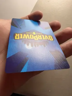 Invincible Power Card Promo-OverPower Card Game-Light Play - Image 4