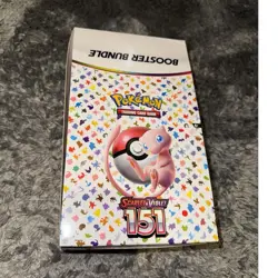 Pokemon 151 Booster Bundle Display Case with booster bundles - BOX ONLY NO CARDS - Image 1