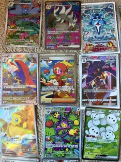 45 Pokemon Cards Chinese Korean AR SAR EX Secret Rares Full Arts BARGAIN - Image 2