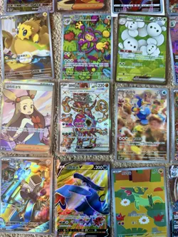 45 Pokemon Cards Chinese Korean AR SAR EX Secret Rares Full Arts BARGAIN - Image 5