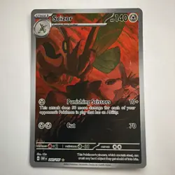 Scizor Pokemon TCG Sv03: Obsidian Flames Holo Illustration Rare Card 205/197 - Image 1
