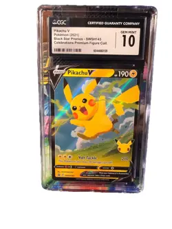 CGC 10 Pikachu V SWSH143 2021 Sword & Shield Promo Cards Holo Promo - Image 1