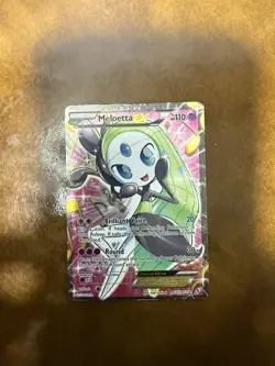 Pokemon TCG Meloetta EX RC25 Legendary Treasures Ultra Rare Full Art Holo Card - Image 1