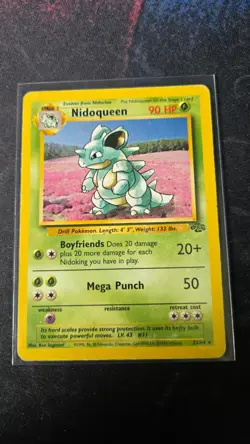 Nidoqueen 23/64 Non Holo Jungle Set Rare Pokemon Card WOTC MP - Image 1
