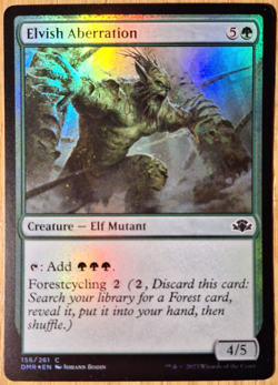 Elvish Aberration (Foil) - Dominaria Remastered NM/M Condition - MTG - Image 1