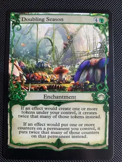 Doubling Season v2 - - Altered Art - - Commander - EDH - - Image 1