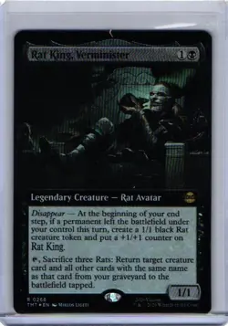 Rat King, Verminister (Extended Art) R Teenage Mutant Ninja Turtles 266 Foil NM - Image 1