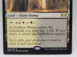 Godless Shrine LP MTG Ravnica Allegiance RNA Shock Land Orzhov EDH Modern - Image 4