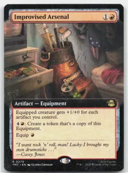 Improvised Arsenal (Extended Art) 0270 TMT Magic: The Gathering Rare NM - Image 1