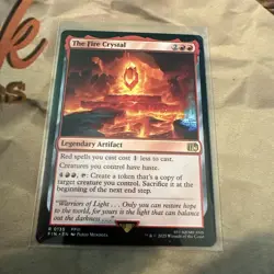 MTG The Fire Crystal Final Fantasy Regular #0135 - Image 1