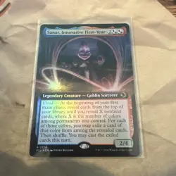 MTG Sanar, Innovative First-Year (Extended Art) Lorwyn Eclipsed Foil #0378 - Image 1
