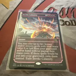 MTG Invoke Calamity Kamigawa: Neon Dynasty 384 Regular Rare - Image 1