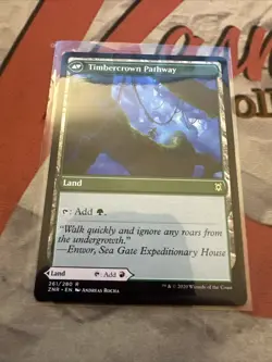 MTG Cragcrown Pathway Timbercrown Pathway Zendikar Rising 261/280 Regular Rare - Image 2