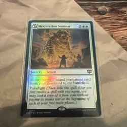 MTG Restoration Seminar (Foil) Mythic MTG Secrets of Strixhaven #0030 - Image 3