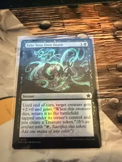 MTG Fake Your Own Death Foundations Foil #0174 - Image 1
