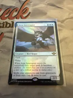 MTG Aven Interrupter Outlaws of Thunder Junction Foil #0004 - Image 1