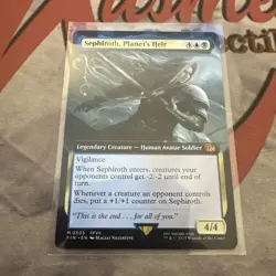 MTG Sephiroth, Planet's Heir (Extended Art ) English In Hand #0505 Mythic! - Image 1