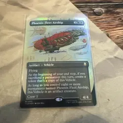 MTG Phoenix Fleet Airship (Borderless) Avatar: The Last Airbender Foil #0323 - Image 1