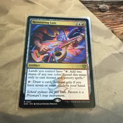 MTG Resonating Lute Secrets of Strixhaven Regular #0221 - Image 1