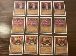 Korean 5th playsets of Urza Powerplant/Mine/Tower, played, RARE! - Image 1
