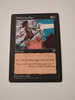 Withering Boon Mirage MTG - Image 1