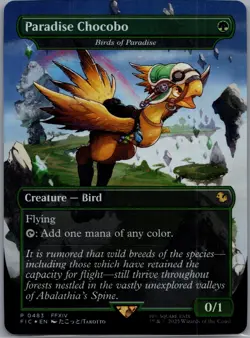 Paradise Chocobo - Birds of Paradise (Borderless) P Commander: FINAL FANTASY 483 - Image 1