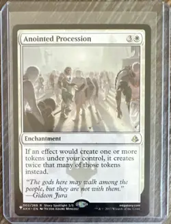 Anointed Procession Rare Enchantment Magic Amonkhet White 002/269 Wizards - Image 1