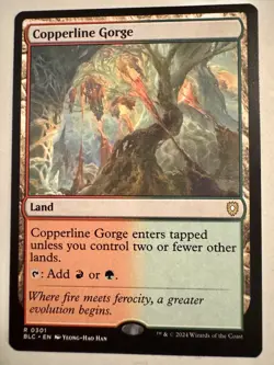 Copperline Gorge - 301 - NM - Commander: Bloomburrow - MTG - Image 1