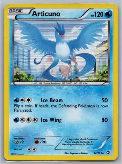 Articuno 32/113 Holo Holo Rare Legendary Treasures HP Pokemon - Image 1