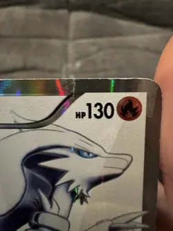 Pokemon Reshiram 113/114 Black & White Ultra Rare Holo Full Art 130 HP LP/MP - Image 4