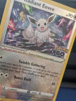 Pokemon TCG Radiant Eevee SWSH230 Black Star Promo, Near Mint Condition - Image 2