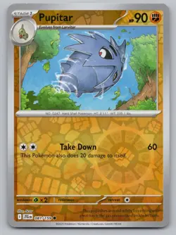 Pupitar 081/159 Common Journey Together Pokemon Reverse Holo Near Mint - Image 1
