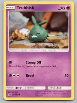 Trubbish 50/145 Common Guardians Rising Pokemon LP - Image 1