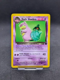 Pokemon Dark Slowbro Team Rocket 29/82 Rare WOTC NM - Image 1
