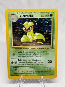 Pokemon TCG Victreebel Jungle 14/64 Holo Rare Unlimited 80 HP 1999 - Image 1