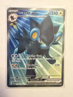 Pokemon TCG Luxray EX 195/167 Sv06: Twilight Masquerade Ultra Rare Holo 310 HP - Image 1