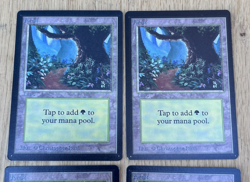 Magic The Gathering Beta Basic Land Forest x6 2 Variants Green Vintage MTG - Image 2