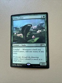 Lotus cobra - foil - English - MTG year of the snake promo - NM-LP - Image 2